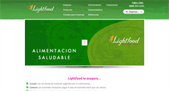 Desktop Screenshot of lightfood.com.ar